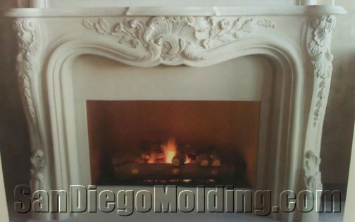 Precast Stone Fireplace mantle